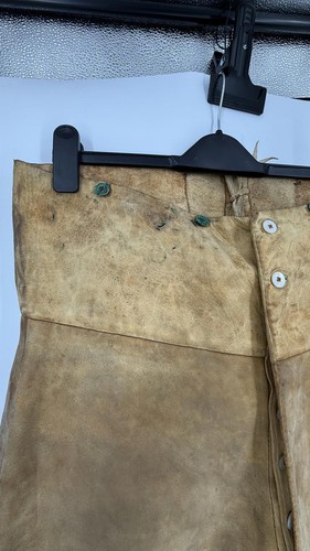 Vintage 1800er E. Tautz Leder Reithose selten 38W / 31L - Bild 6 von 9