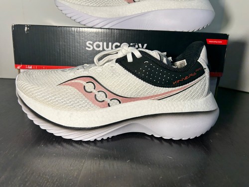 Saucony Kinvara Pro Running Shoes Sneakers Black/White/Red Mens 10 - Picture 7 of 16