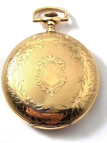 Vintage Elgin Pocket Watch in Gold Filled Hunter's Case, 1910's, Vintage Watches