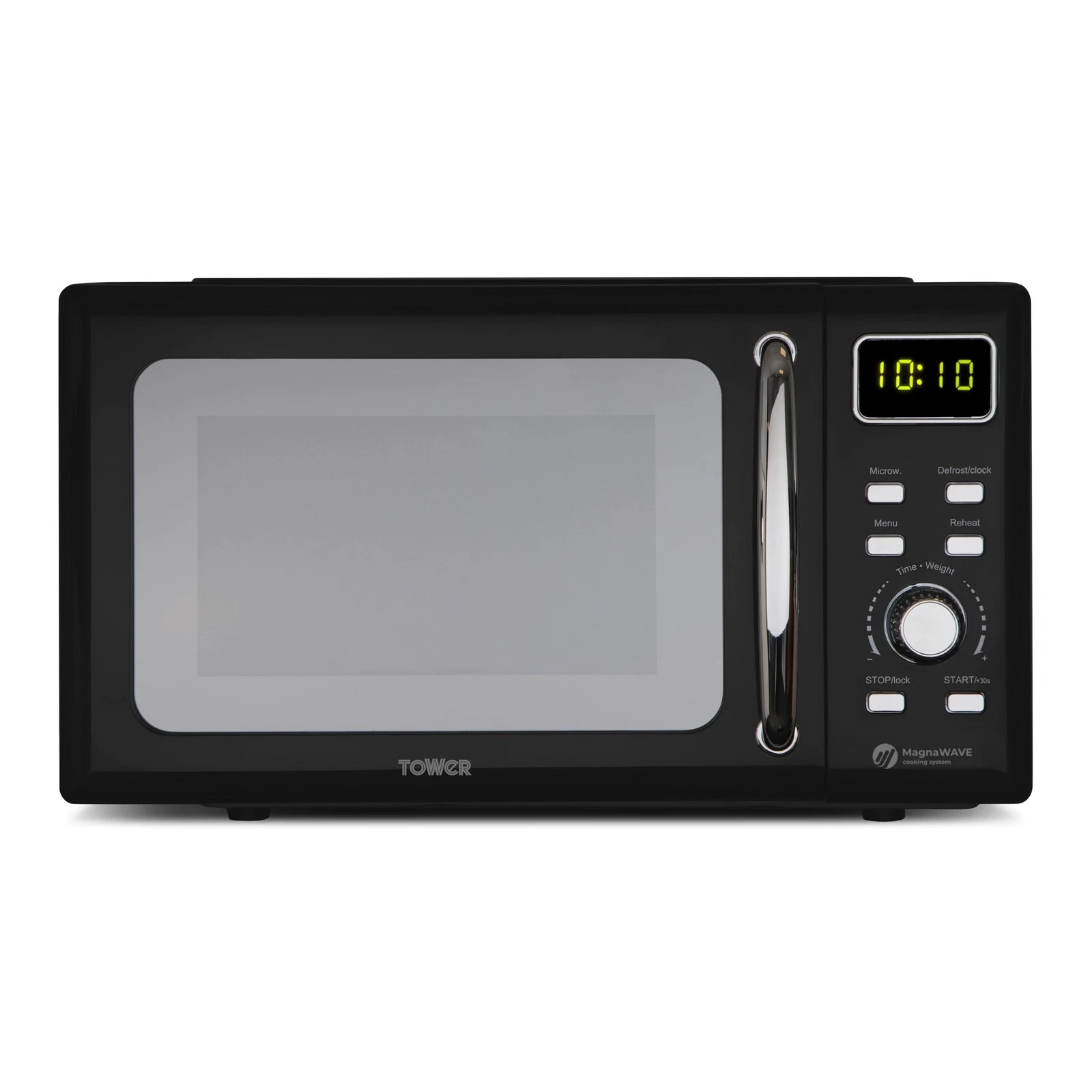 Tower Digital Microwave with Sleek Mirror Door 800W 20L Black & Chrome T24041BLK
Opens in a new wind
