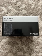 Voigtlander nokton 25mm f/0.95 mft lens