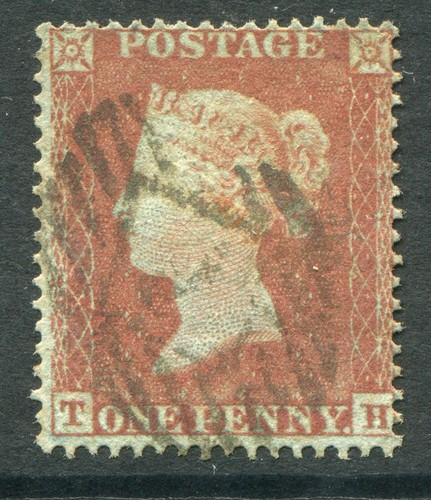 (119) SEHR GUTE LEICHT GEBRAUCHTE SG17 QV 1d ROTBRAUN 16 PERF KLEINE KRONE WMK
