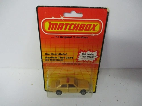 Matchbox Lesney Superfast SF56 Mercedes Benz Taxi- silver base, blistercarded