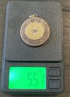 10k Yellow Gold Vintage Locket Pendant Diamond Starburst 5.51 Grams 10kt Jewelry