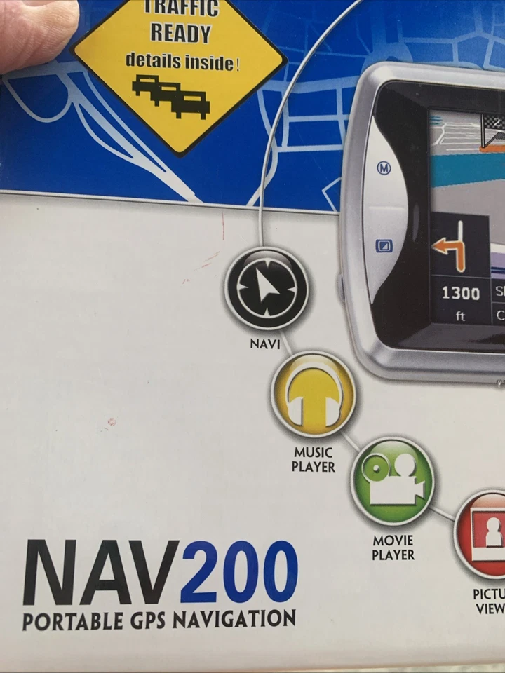Delphi Portable GPS Navigation 200 New In Box Year 2006 T21  - Image 3 of 4