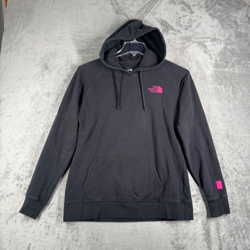 The North Face Sweatshirt Hoodie Women M Pink Ribbon Breast Cancer Awareness - Picture 2 of 13