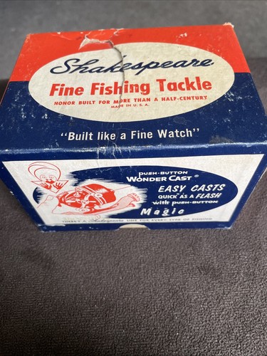 Vintage MIB Shakespeare 1771 Wonder Cast Reel Complete Original Box - 第 1/4 張圖片