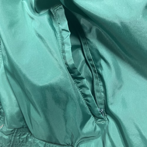 Vintage 80’s Adidas Nylon Windbreaker Jacket Men's 2XL Green White Stripes *Mint - Picture 7 of 11