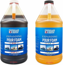 4 Lb. Density Expanding Pour Foam, 2 Part Polyurethane Closed Cell Liquid Foam f