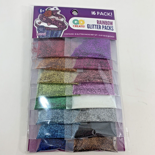 Glitzerpakete 30 Farben Set Kunstprojekt Basteln Glitzer hell Regenbogen NEU - Bild 3 von 5