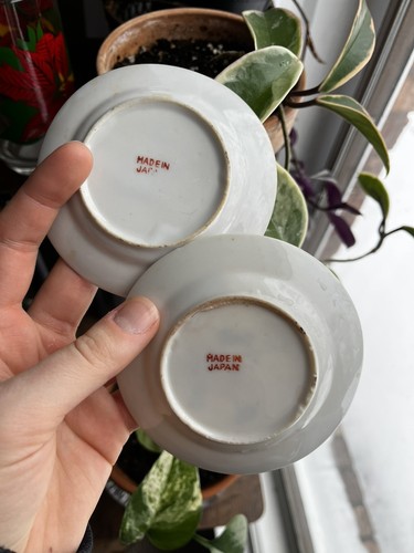EX!DISNEY1930's 2PIECE HAND PAINTED"MICKEY MOUSE CHINA TEA SET"-3 TONE COLOR VS. - Picture 4 of 4