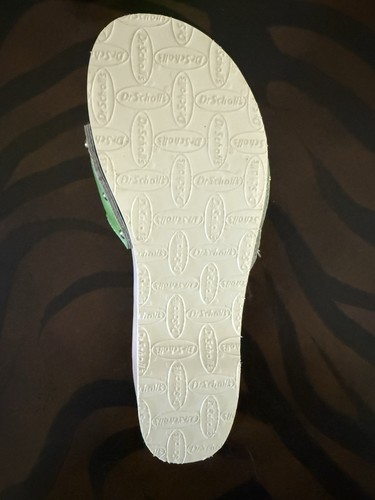 Sandalias de Ejercicio Dr. Scholls The Original De Colección Suela de Madera Verde Italia Talla 6 - Imagen 7 de 7