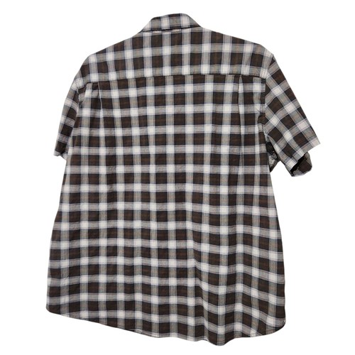 Mutual Weave Hemd Gr. 2XL kariert Knopfleiste Kurzarm - Bild 5 von 8