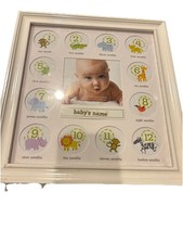 Baby Picture Frames Baby  s First Year Photo Frame Baby Shower Gift No Box