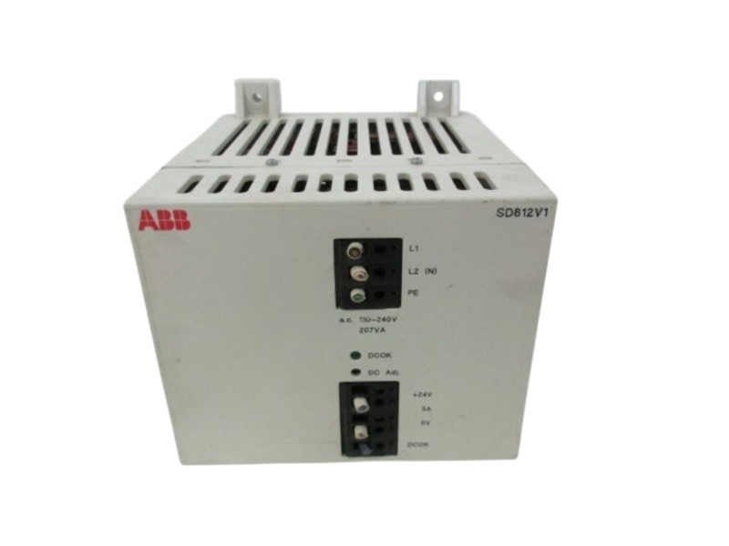 ABB SD812V1 3BSC610045R2 POWER SUPPLY UNMP