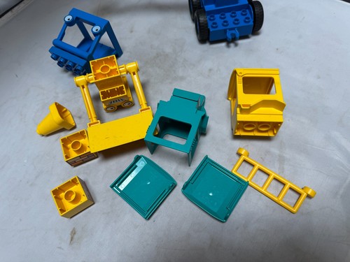 Lotto Lego Duplo Bob Il Costruttore Pezzi Costruzioni Mattoni Veicoli PULITI - Foto 8 di 8