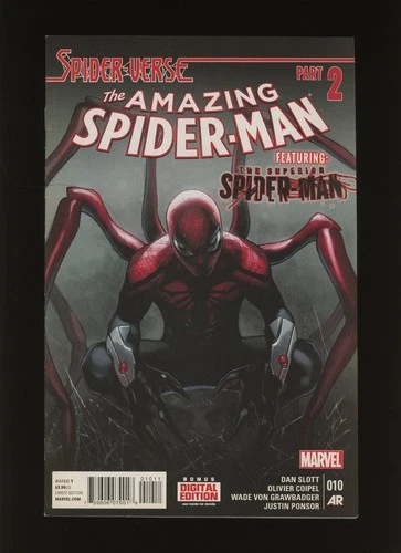 Amazing Spider-Man #10 2015 VF/NM 1st Spider-Punk Hobie Brown -RareCo