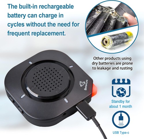 Betterlink Solar Wireless Driveway Alarm System Motion Detectors 120dB Alert - Picture 4 of 8