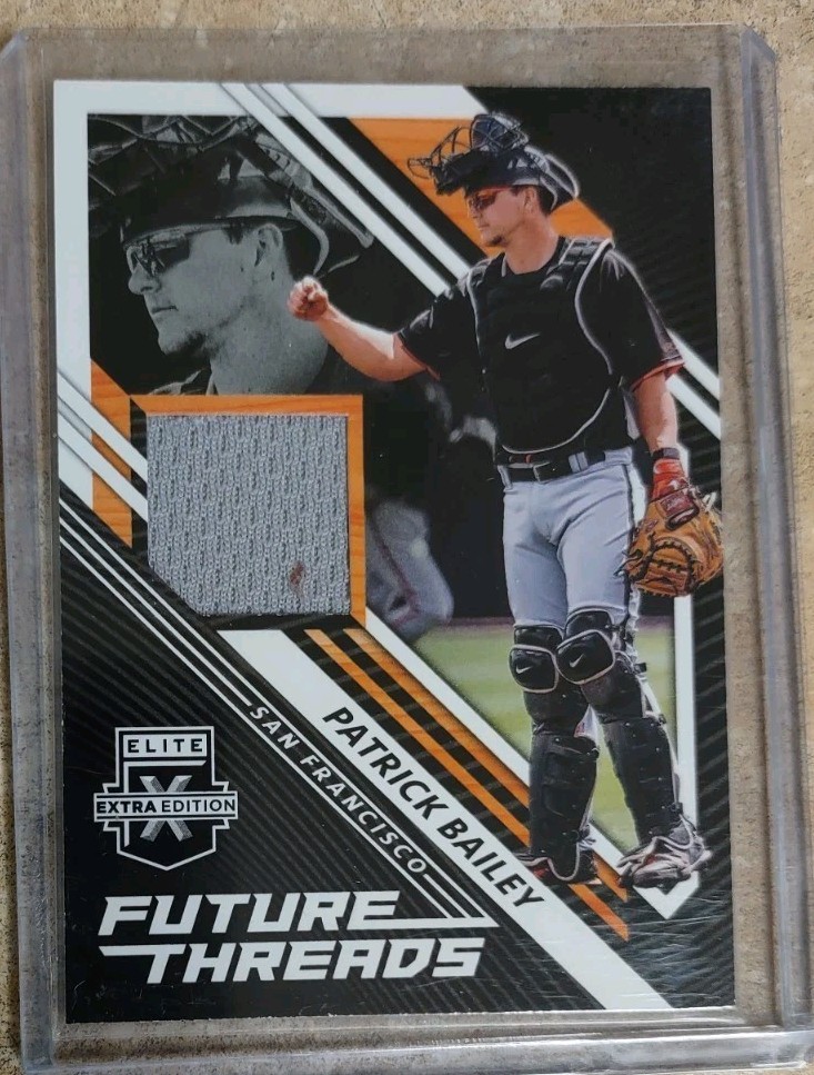 2021 Panini Elite Extra Edition Future Threads Patrick Bailey #FT-PB 