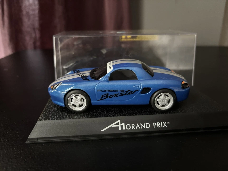 Scalextric Porsche Boxster Slot Car Blue 1/32 Scale UK - Image 2 of 4