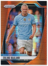 Panini Prizm Premier League 2024-25 Erling Haaland Orange Hyper