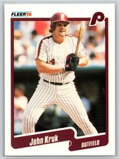 1990 Fleer #565 John Kruk Philadelphia Phillies