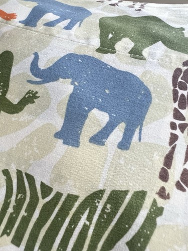 Set lenzuola gemelle Disney vintage safari zoo colore africano il tuo mondo '01 zebra giraffa - Foto 4 di 8