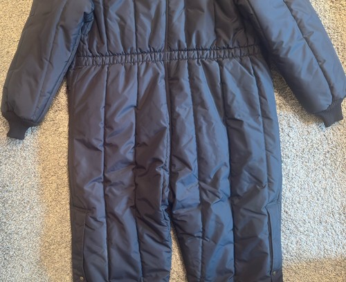 RefrigiWear Iron-Tuff Insulated Coveralls 3XL Black Cold Weather Suit 0381R - Imagen 17 de 20