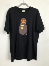 A BATHING APE BAPE HEAD BABY MILO T-shirt baby milo black men's XL