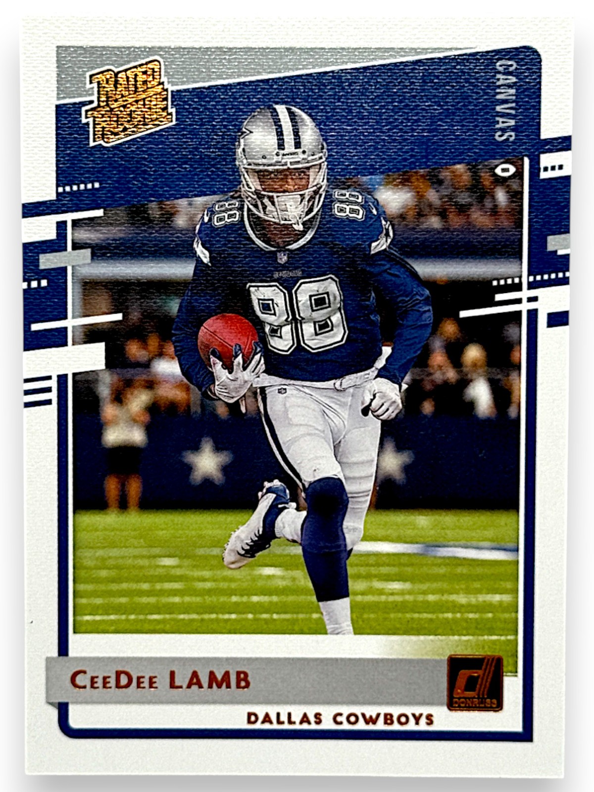2020 Donruss #306 CeeDee Lamb Rated Rookies Canvas Rookie Dallas Cowboys