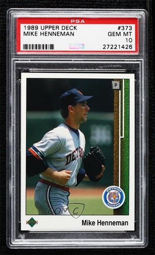 1989 Upper Deck Mike Henneman #373 PSA 10 GEM MT