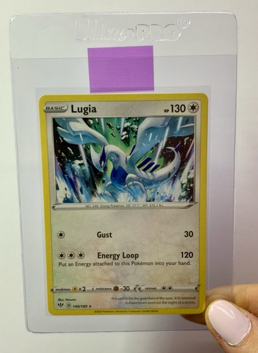 Lugia 140/189 (LP) Rare Sword & Shield: Darkness Ablaze 2020 Pokémon Card - Foto 10 di 10