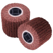2 PCS Abrasive Drawing Wheel Surface Conditioning Tool 40 Grit 4.7x4 Inch