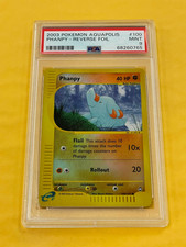 2003 Pokemon Aquapolis Phanpy Reverse Holo Foil #100/147 PSA 9 MINT