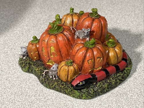 Dept 56 Creepy Creatures Jacks 4038888 Halloween Village Jack O Lantern JOL Rats - Picture 2 of 9