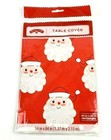 Holiday Time Party Table Cover 54x84 Rectangle Santa Claus Christmas Plastic NEW
