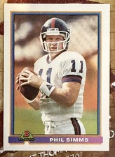 Phil Simms - 1991 Bowman - # 364
