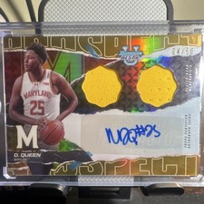 2025 Bowman Best - Derik Queen Gold Dual Relic Auto - #PDRADQ /50 - NBA RPA