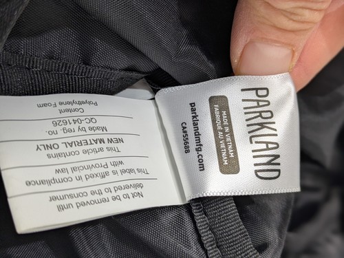 Mochila Parkland Bolsa para libros Senderismo Camping Hebillas grandes con cordón Negro  - Imagen 10 de 21