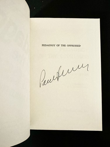 SIGNIERT von Paulo Freire Pädagogik des unterdrückten Hirten 1986 Taschenbuch - Bild 2 von 13