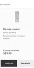 Dyson Air Purifier Remote