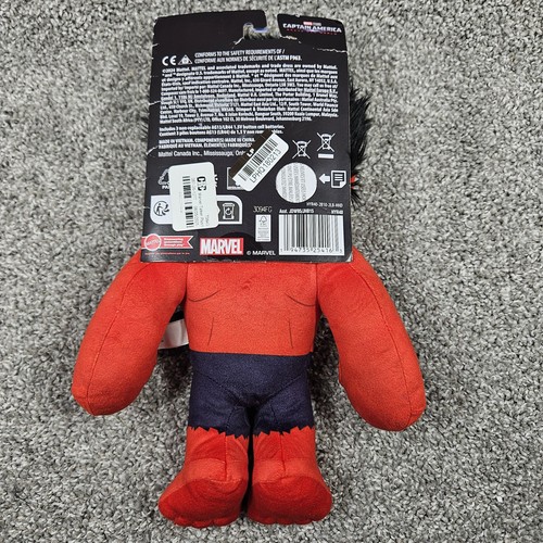 Marvel Red Hulk Plush Talkers Sound Mattel Captain America Brave New World - Picture 7 of 13