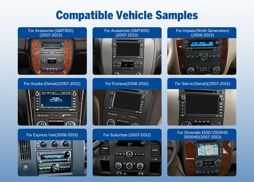 Eonon Android 14 Car Stereo Radio GPS Sat Nav CarPlay for Chevy Impala 2006-2013 - Picture 7 of 23