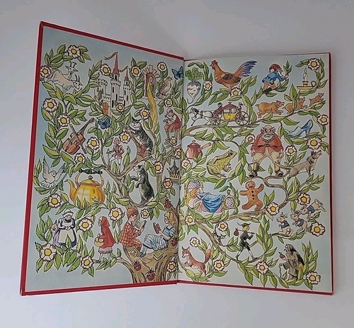 Vtg 1982 Jack and the Beanstalk, A Fairy Tale Classic Grolier Enterprises HC - Foto 4 di 7
