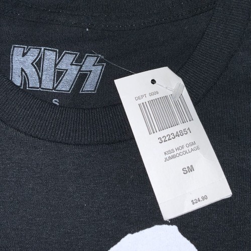 KISS T-Shirt Herren Small schwarz Giant Faces Band Musik Rock Gene Simmons NEU - Bild 6 von 10
