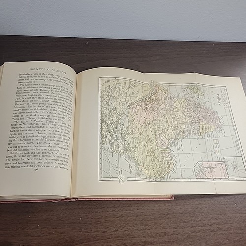 Vintage 1918 NEW MAP OF EUROPE 1911-1914 Book Herbert Adams Gibbons FOLDOUT Maps - Picture 13 of 13
