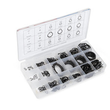 50458A Snap Ring Shop Assortment | 300 Piece Retaining Ring Set | 18 Sizes (1/8"