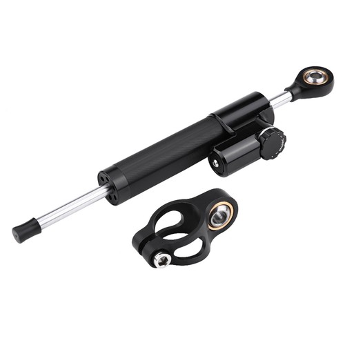 ⊹Aluminum Motorcycle Steering Damper Stabilizer Linear Reversed Safety Control - Bild 3 von 13
