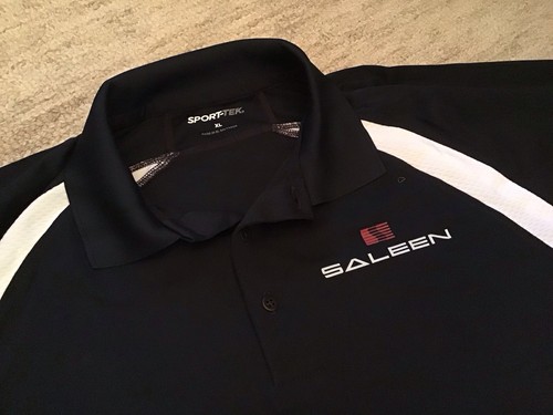 New Sport-Tek SALEEN AUTOMOTIVE Polo Shirt, XL, BLACK - Picture 3 of 6