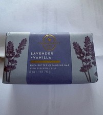 Bath Body Works Aromatherapy Shea Butter Cleansing Bar Soap Lavender Vanilla